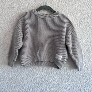 Baby Barn Los Angeles Infant Chunky Oversized Sweater Beige Size 18-24 Months